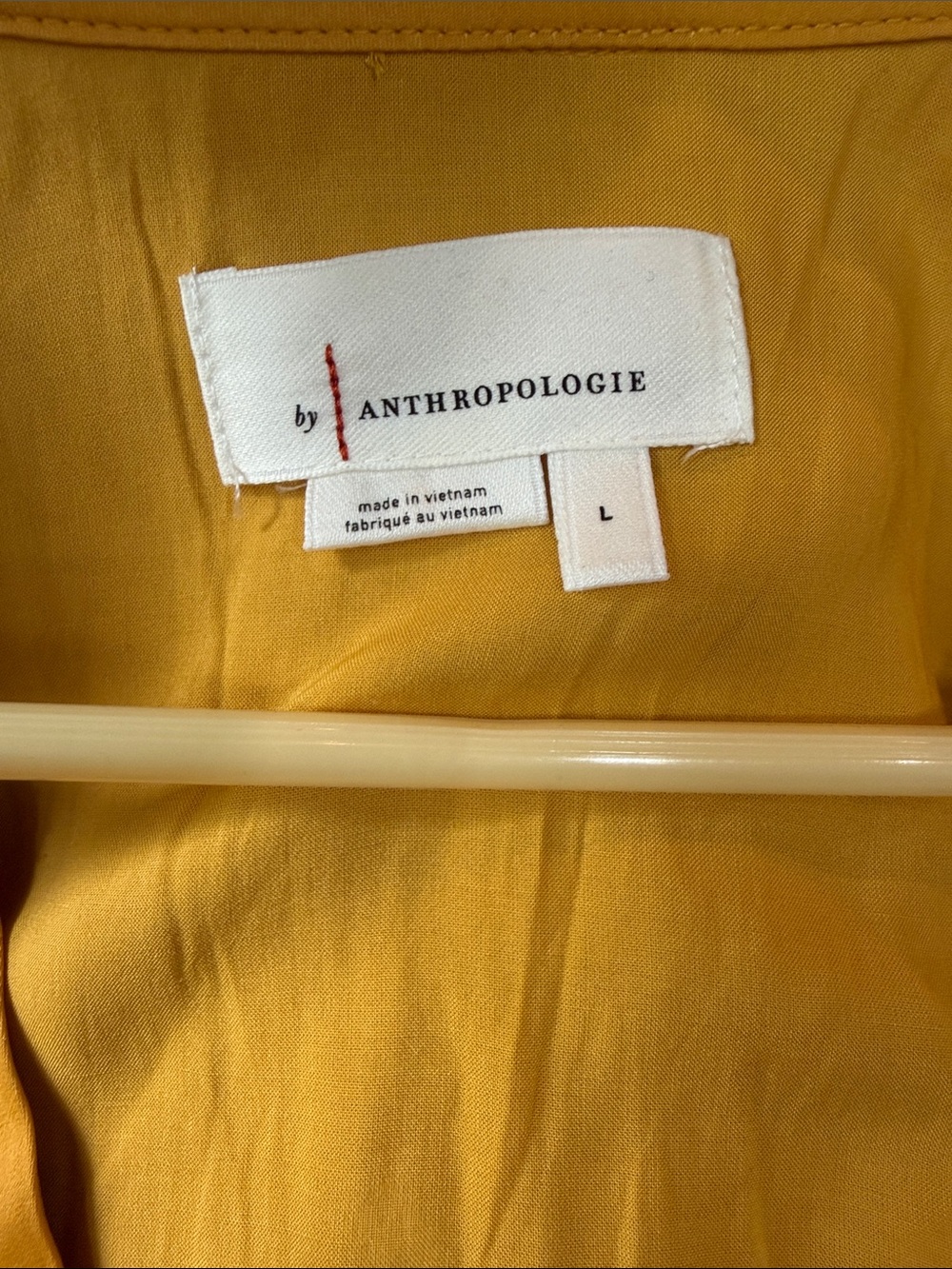 Anthropologie Gold V-Neck Tiered Maxi Dress - Picture 2 of 2